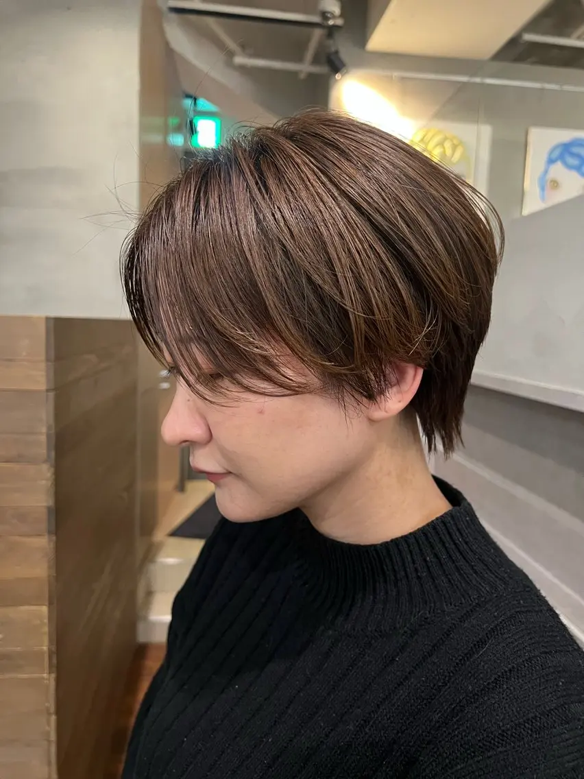 ショート 小川 実夢のヘアスタイル