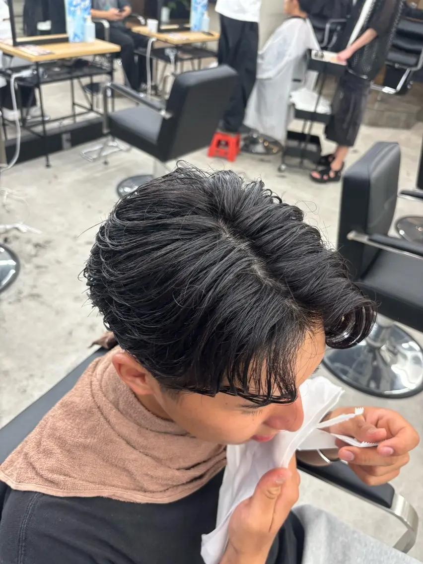 メンズ カット パーマ 【横浜メンズ🔥 】あやか❤️🔥のヘアスタイル