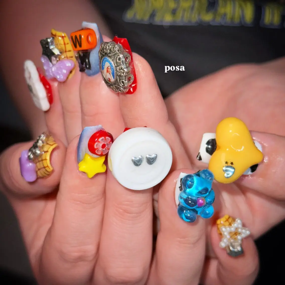 ネイル シンプルネイル ハンドネイル posa nail モエミのネイルデザイン