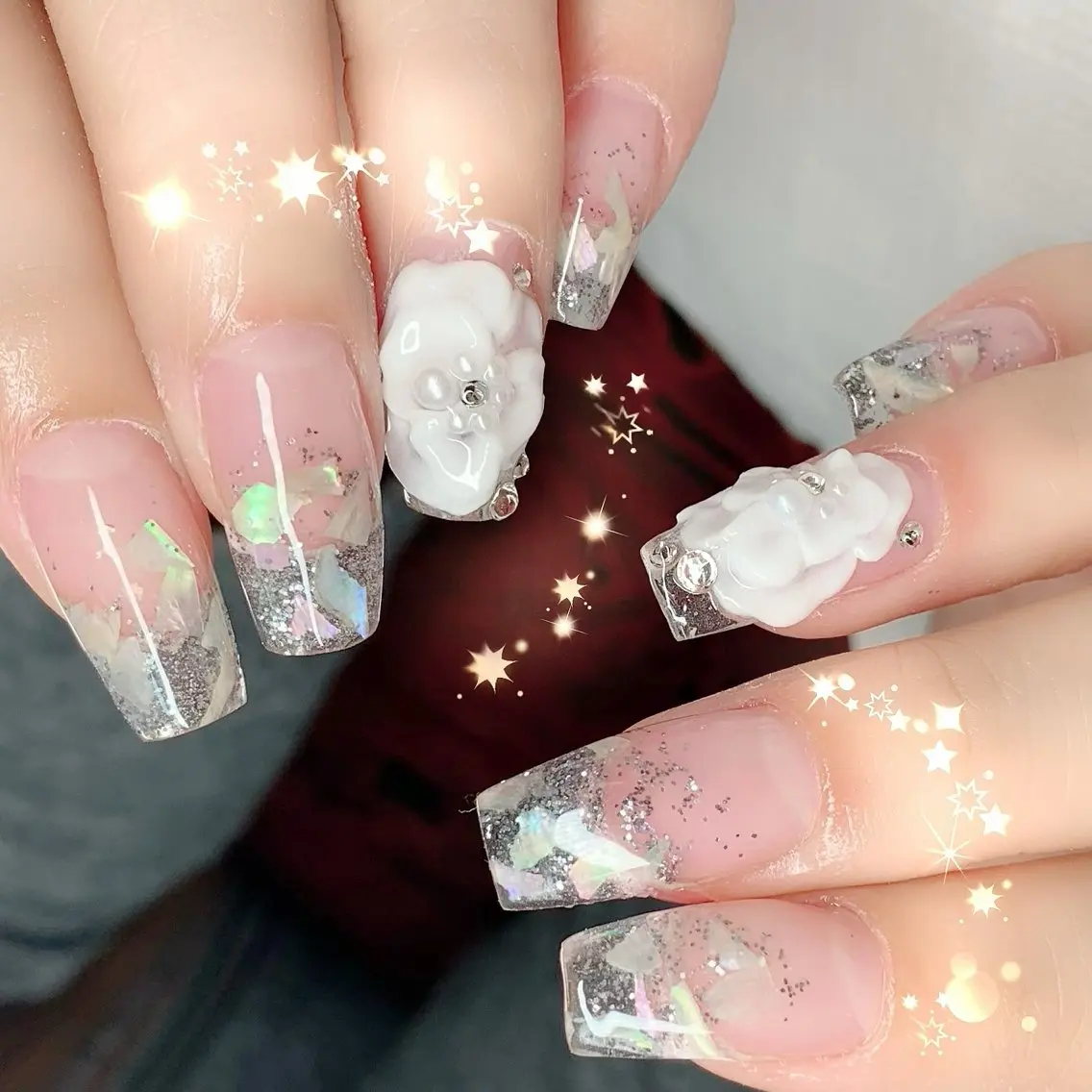 ネイル ハンドネイル GLITTER NAILS高速長田のマツエク・マツパデザイン