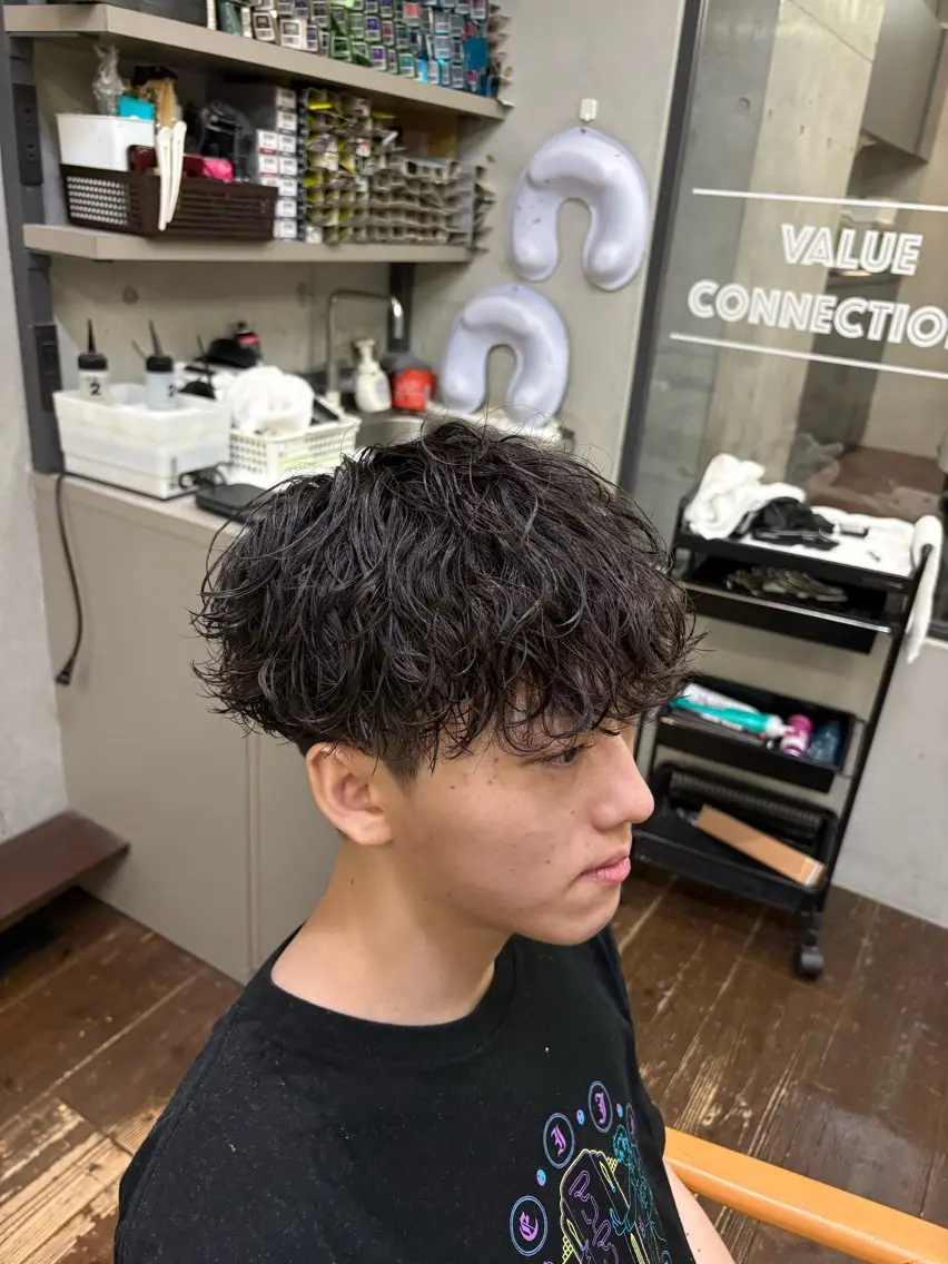 ショート パーマ メンズ パーマ 山口 陽平のヘアスタイル