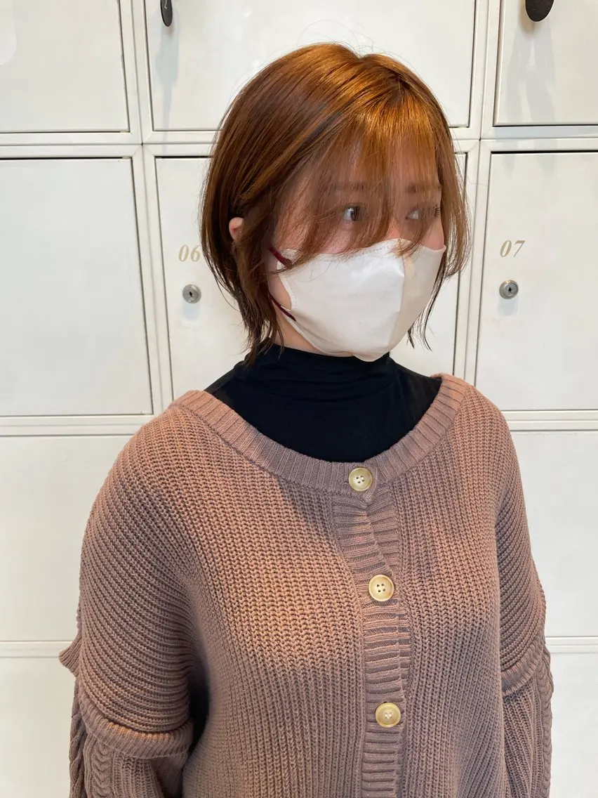 ショート カラー ショートボブ ハンサムショート インナーカラー ボブ ショートヘア 鶴岡で縮毛矯正なら お任せ!ハヤシナオミのヘアスタイル