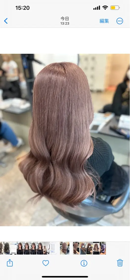 カラー ヘアカラー 透明感カラー୨୧ 松山理桜🩰˖ ࣪⊹のヘアスタイル