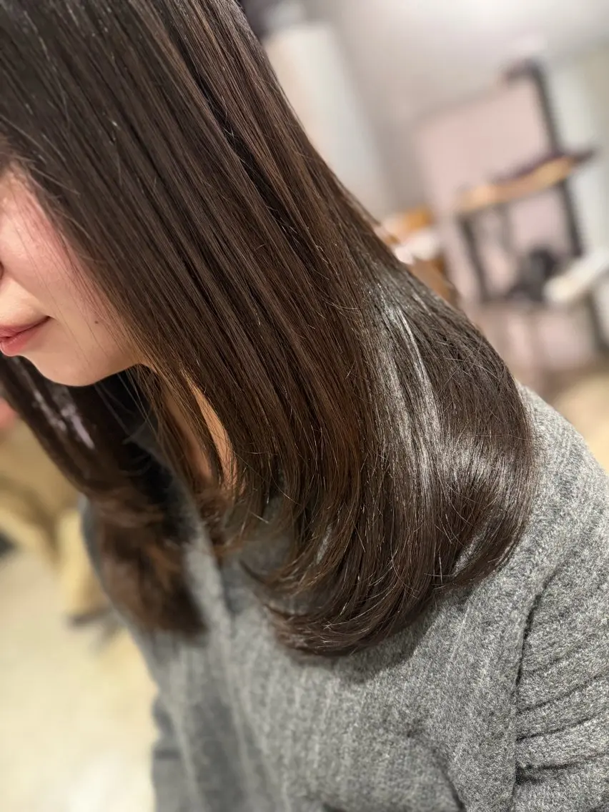 セミロング レイヤーカット trace♡ himaiのヘアスタイル