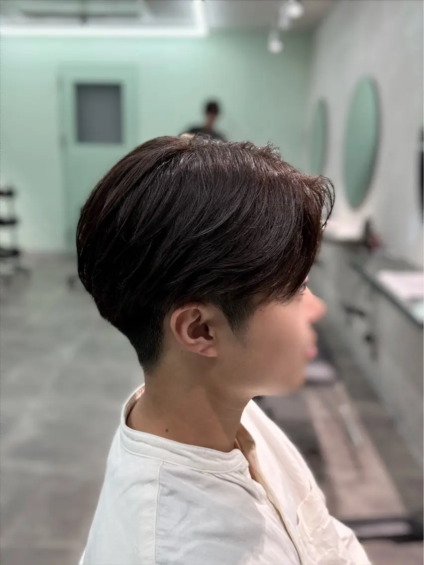 ショート カラー メンズ 透明感カラー カット ヘアカラー  ︎︎ saekaのヘアスタイル