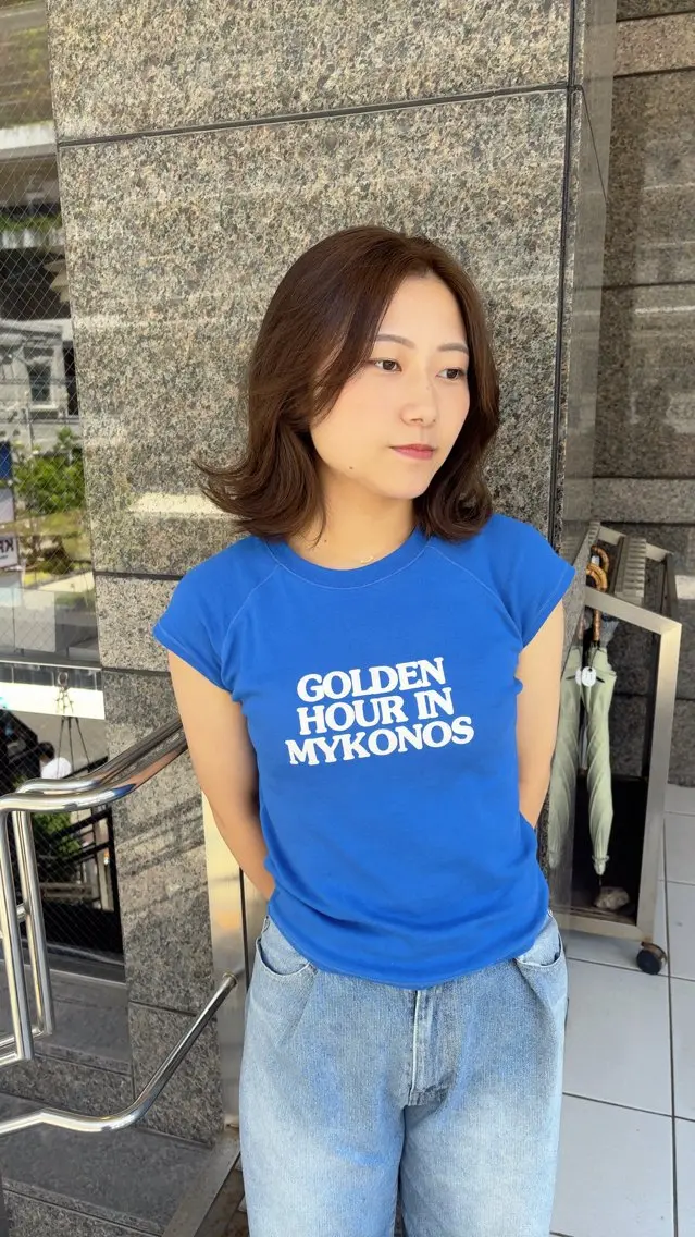 ミディアム hitomi ♡のヘアスタイル