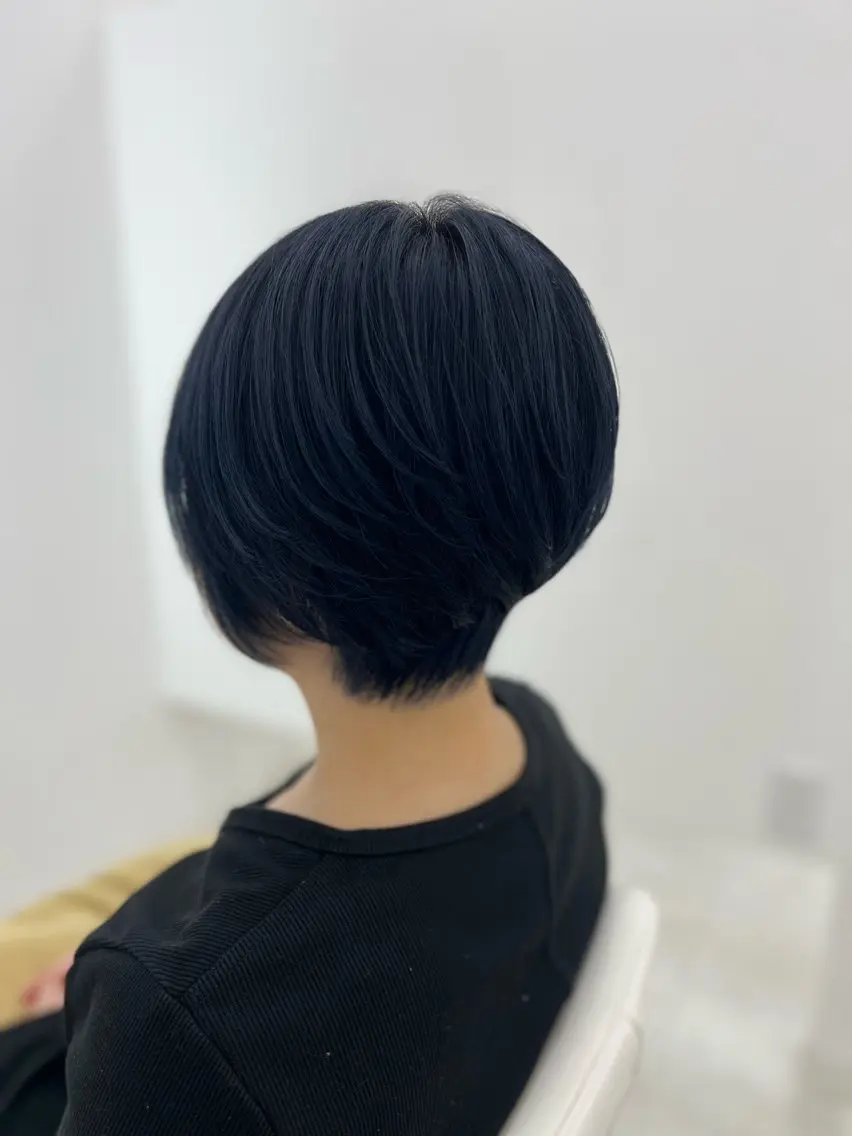 ショート カラー カット ヘアカラー トリートメント ✄﻿aini天王寺 ✄﻿ゆ乃のヘアスタイル