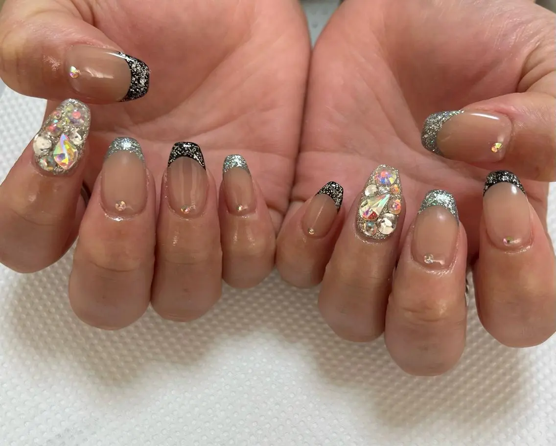 ネイル ストーンネイル nail M&Tのネイルデザイン