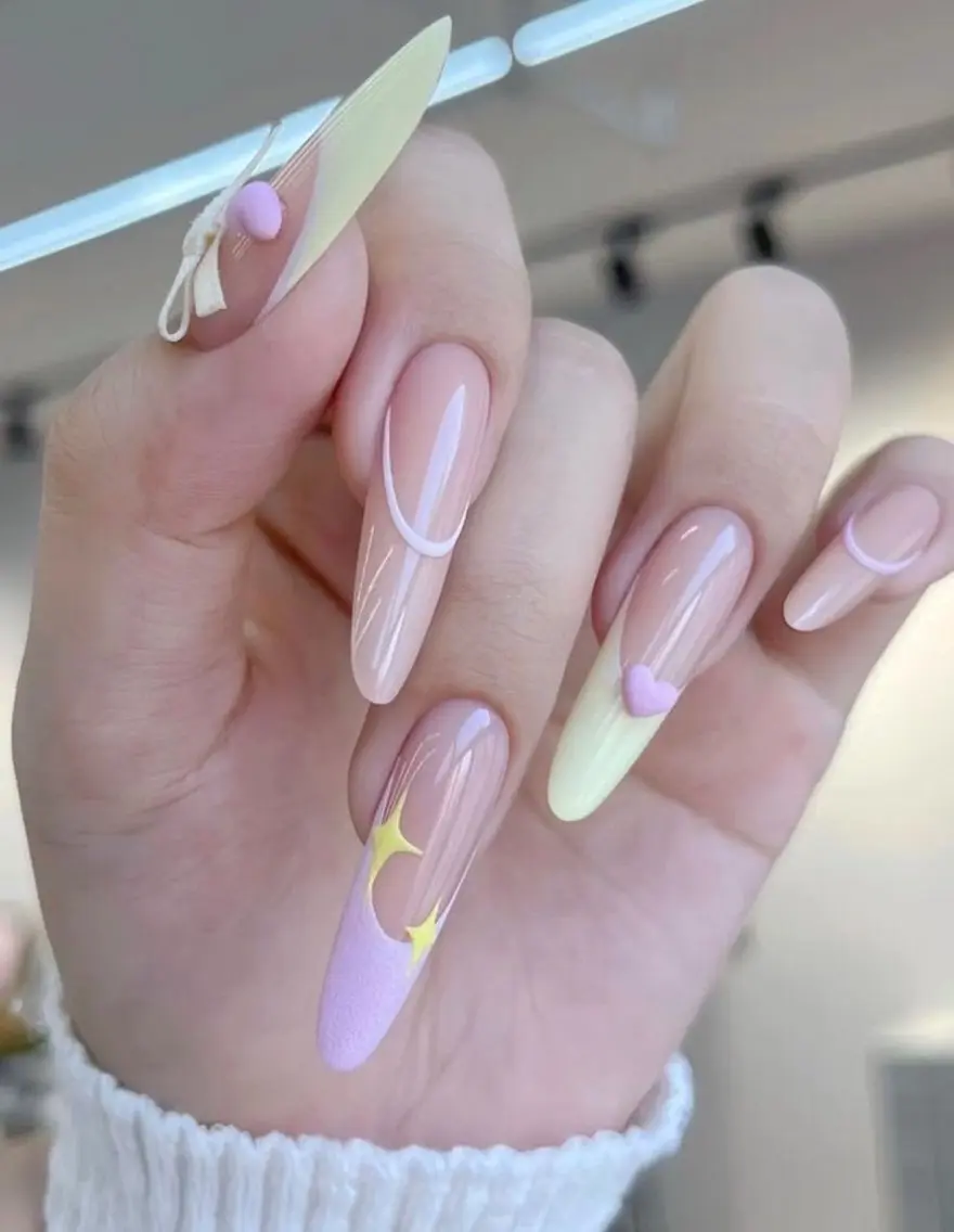 ネイル アートネイル ジェルネイル 韓国ネイル ニュアンスネイル 夏ネイル ハンドネイル ハンドケア Umee Nailのネイルデザイン