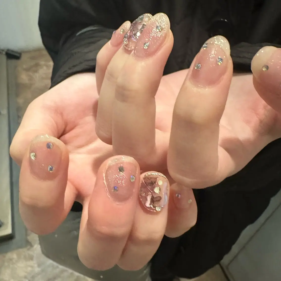 ネイル ピンク ハンドネイル WOLTOKYO渋谷 yunaのネイルデザイン