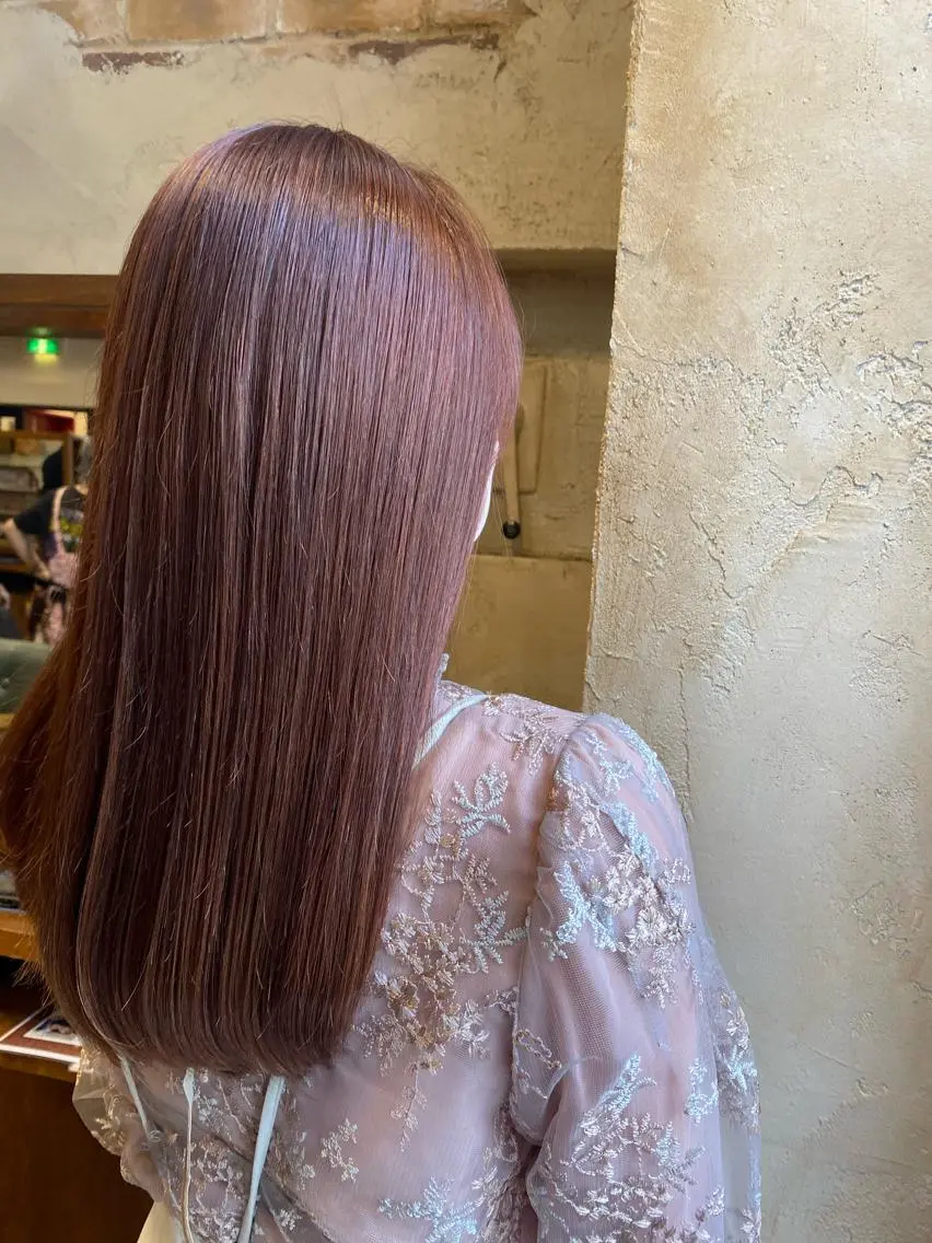 🧡似合わせcut➕透け感カラー➕ コスメ縮毛矯正➕ハホニコ Tr🧖♀️🧡の写真