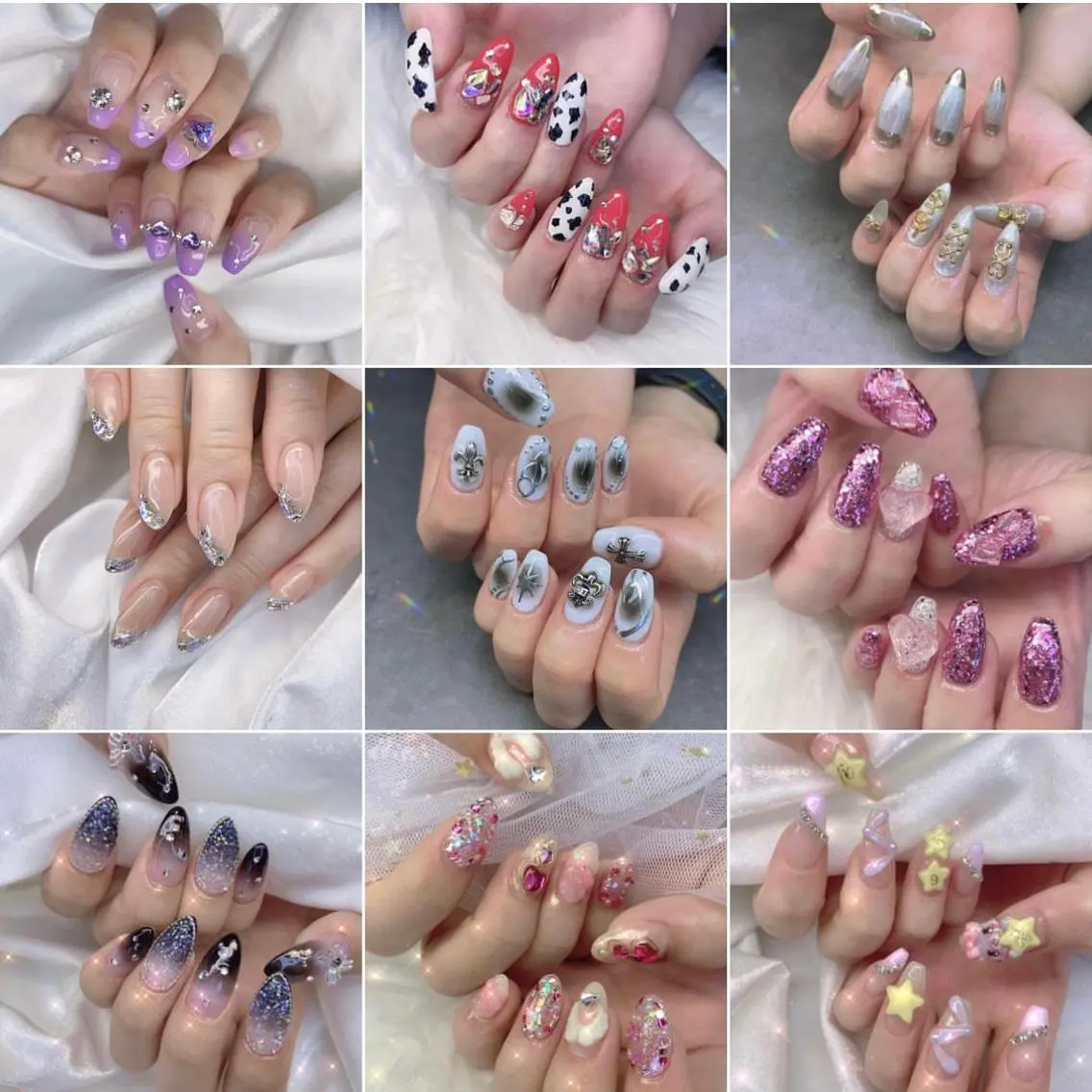 ネイル 渋谷／チップ長さ出し 👑アプレgel-xのネイルデザイン