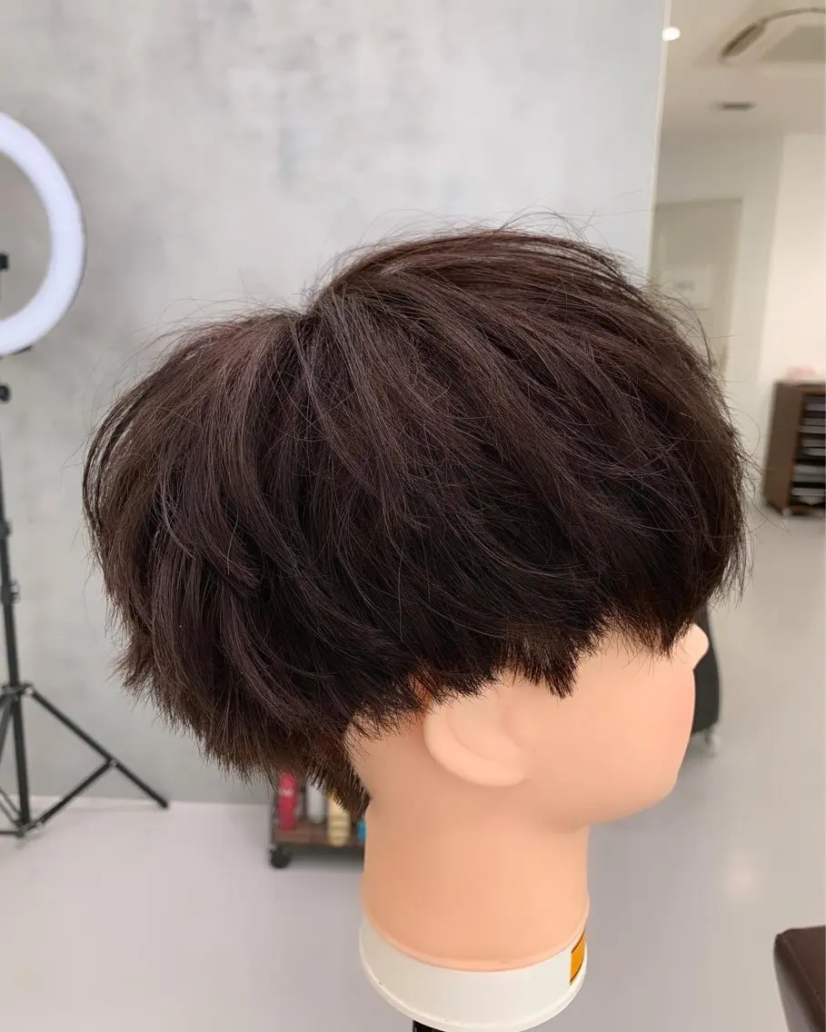 メンズ マッシュ 増島 諒凱のヘアスタイル