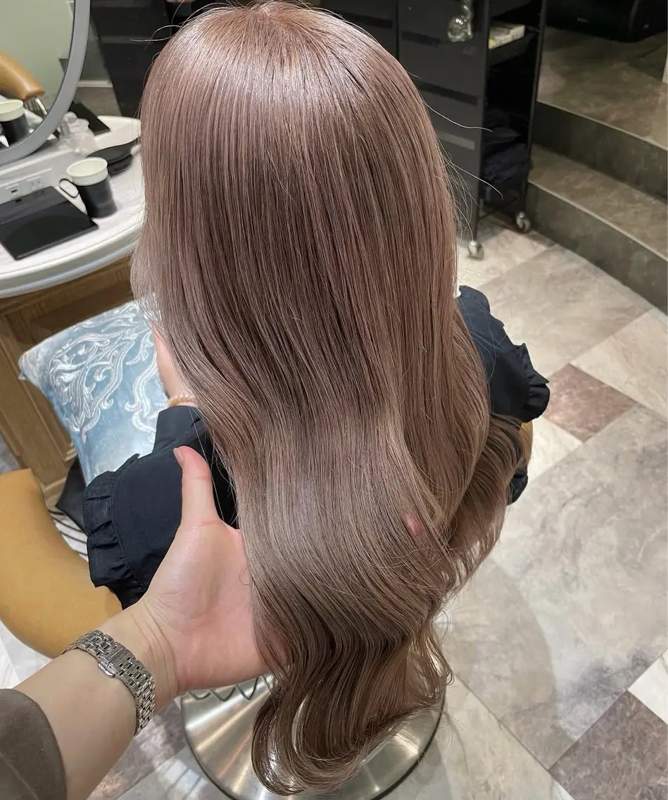 ❣️【リクエストのみ受付可能】❣️5・6月限定❣️ブリーチありダブルカラー🌷+1stepトリートメントの写真