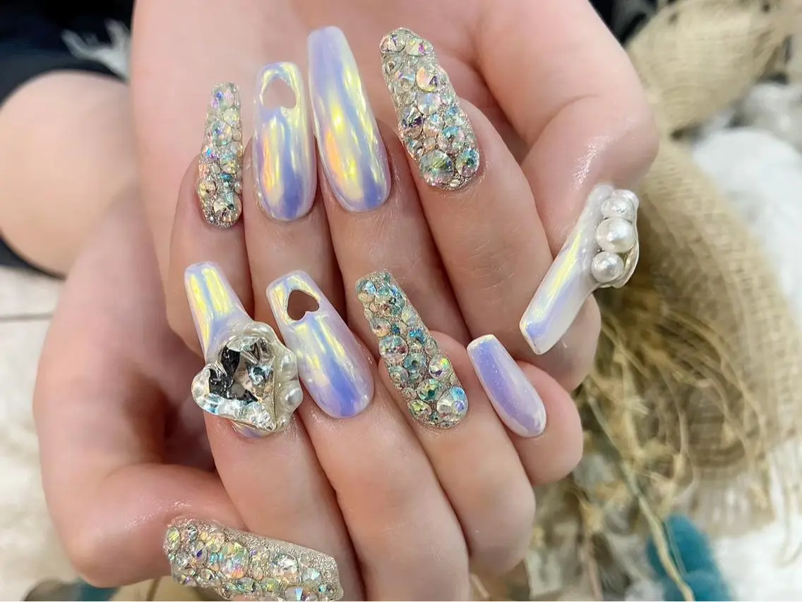 ネイル ハート ハンドネイル nailsalon mintのネイルデザイン