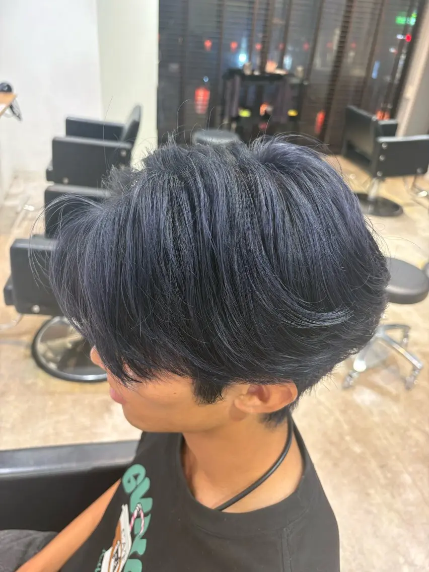 カラー ヘアカラー 🎨メンズWカラー ¥1000｜葵のヘアスタイル