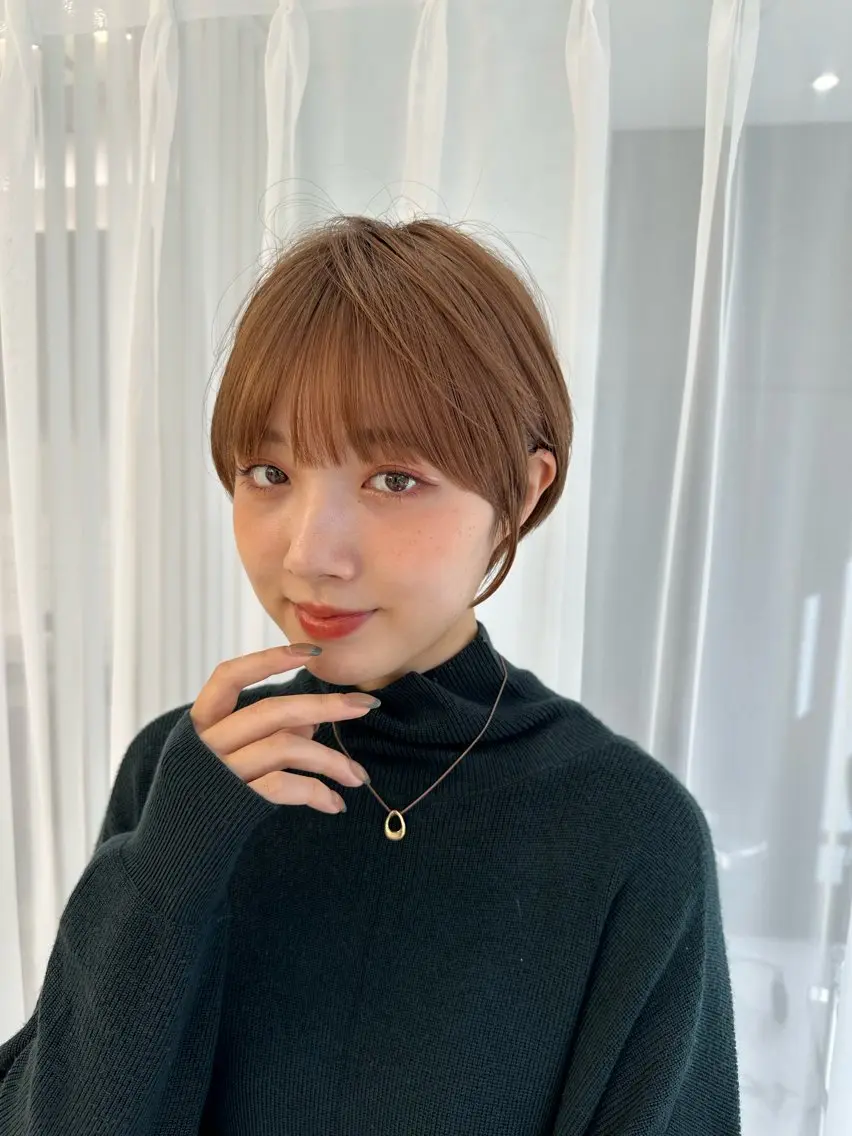 ショート 前髪顔まわりカット 🌈中村海聖のヘアスタイル