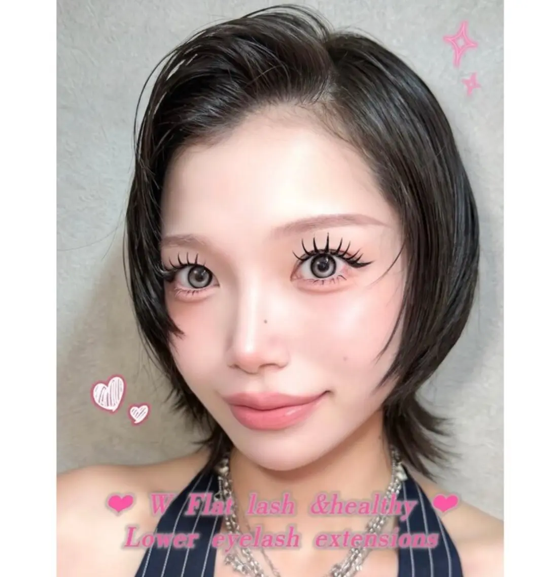 マツエク・マツパ フラットラッシュ ナチュラル マツエク LAUREL Kanamiのマツエク・マツパデザイン