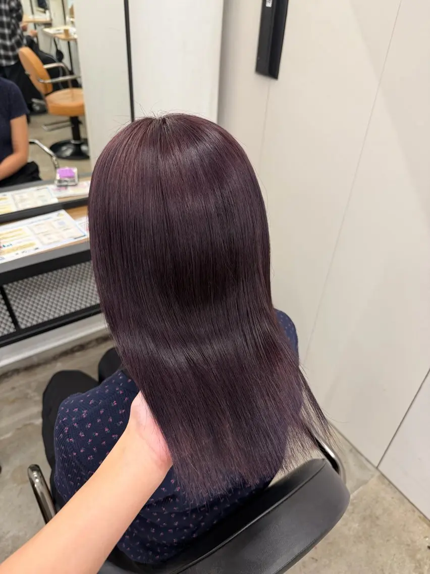 カラー ヘアカラー トリートメント 透明感カラー×艶髪 🍒Mihoのヘアスタイル