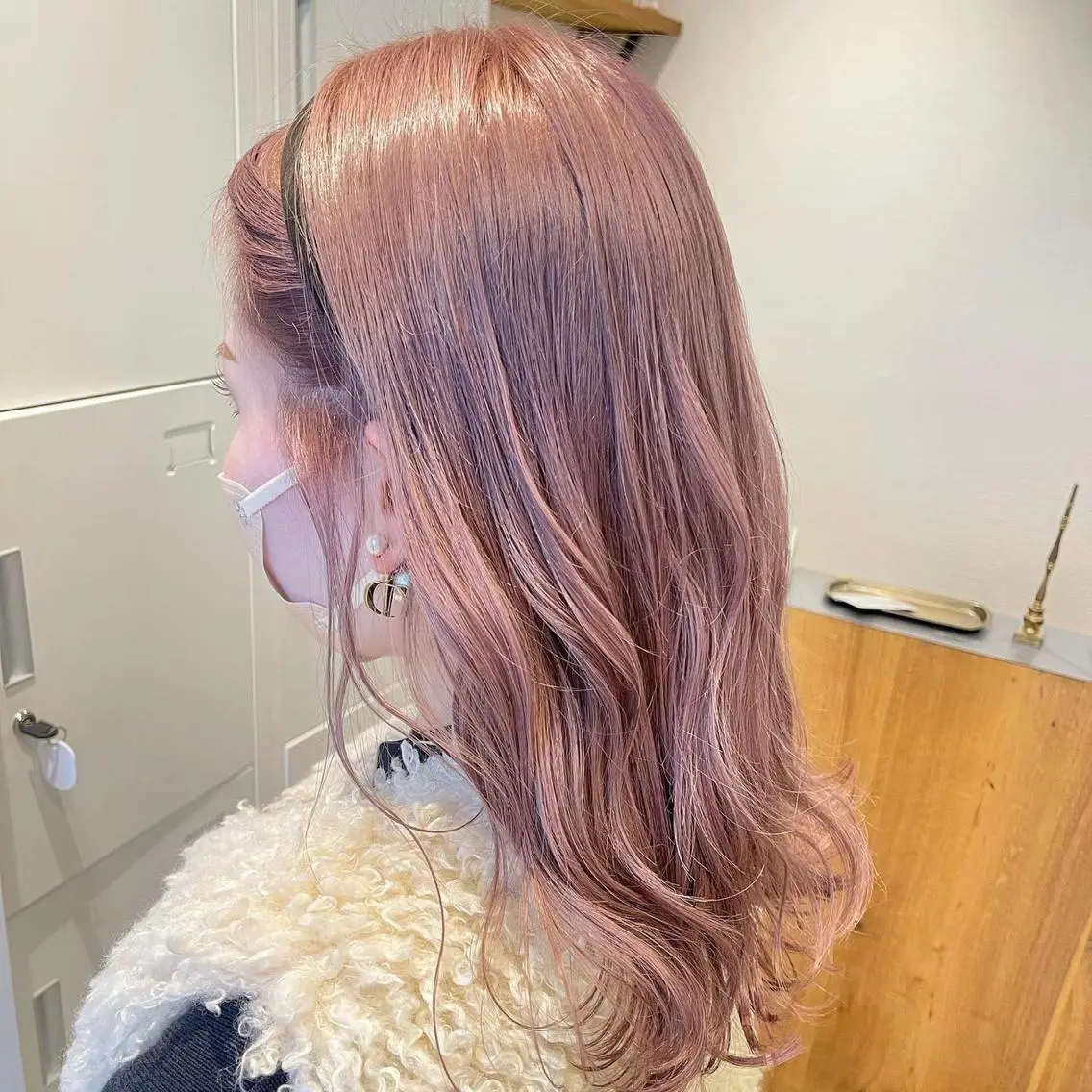カラー ハイトーンカラー ピンクカラー .sirohair momoka🫧のヘアスタイル