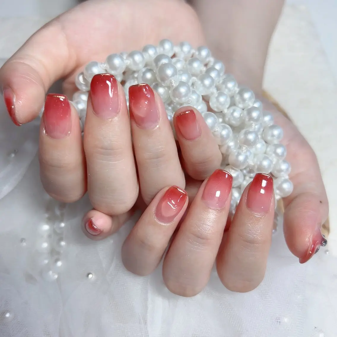 ネイル ハンドネイル M 🌷Nail 長さだし専門店のネイルデザイン
