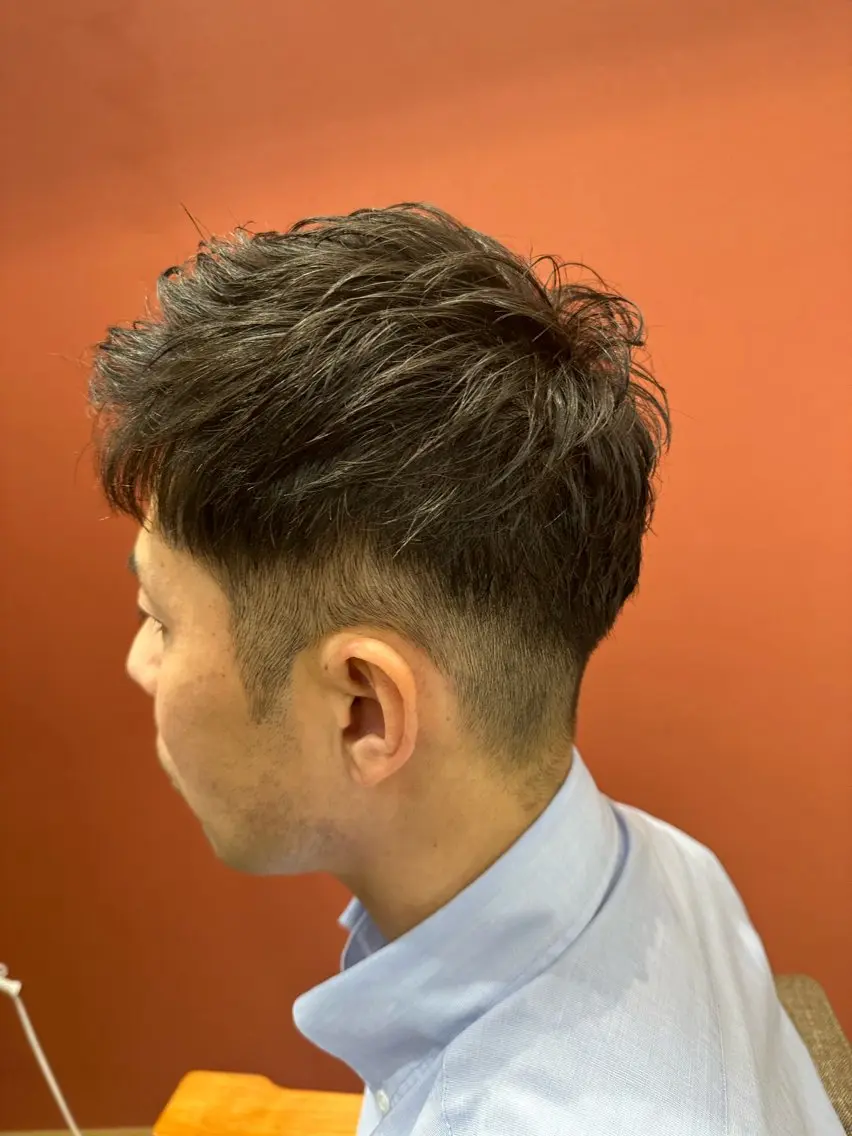 パーマ メンズ and fine ほりのヘアスタイル
