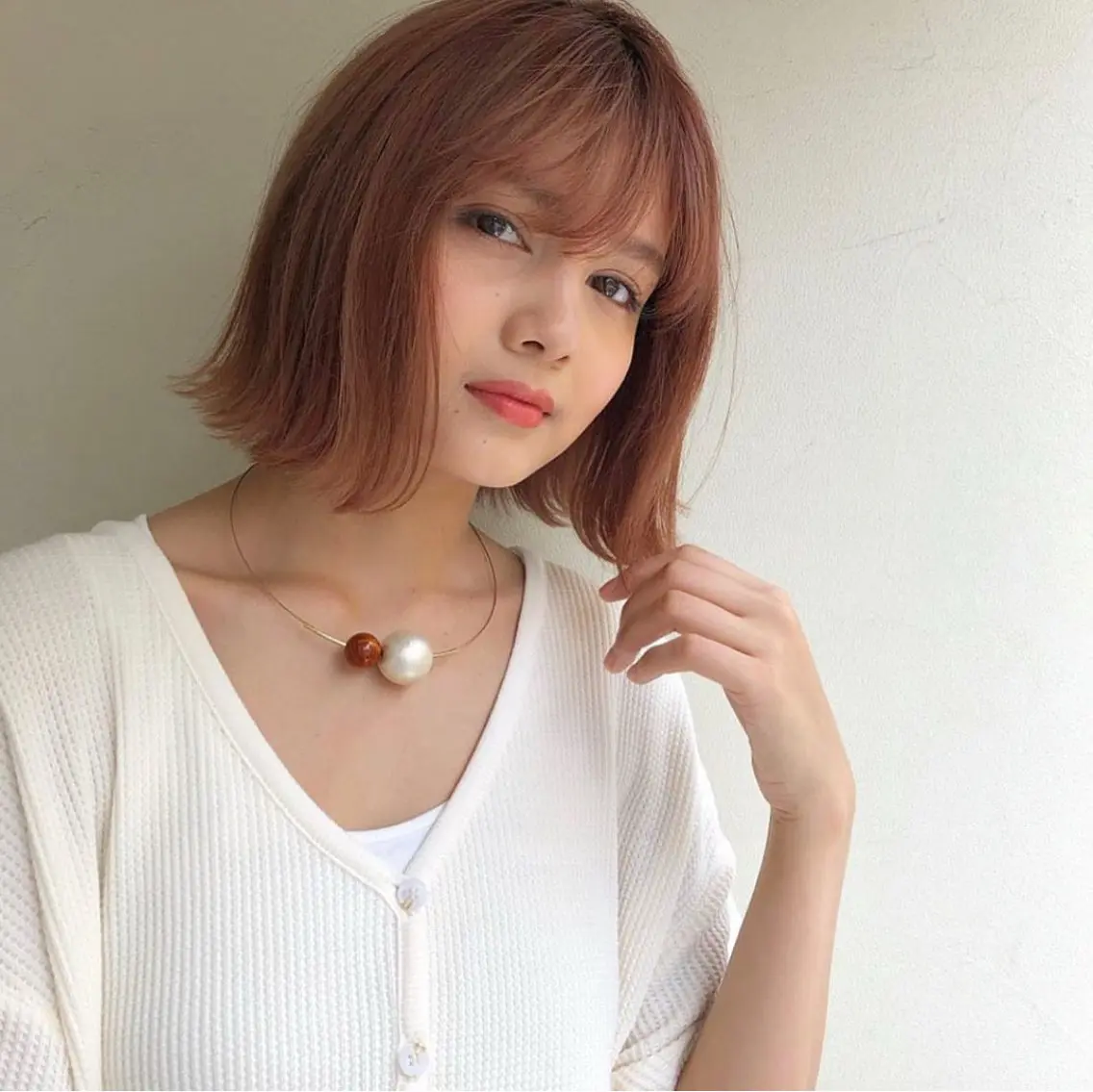 ショート カラー happy  man 🌸クロスパーマ🌸のヘアスタイル