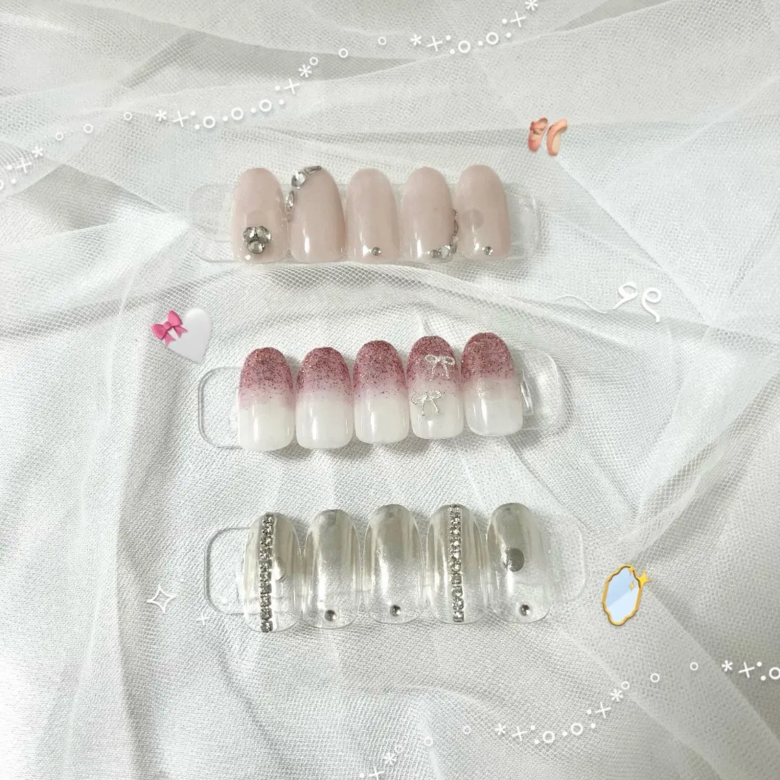ネイル 長さ出し フラッシュネイル ジェルネイル マグネットネイル 持ち込み 🌷Gemini nami🌷のネイルデザイン