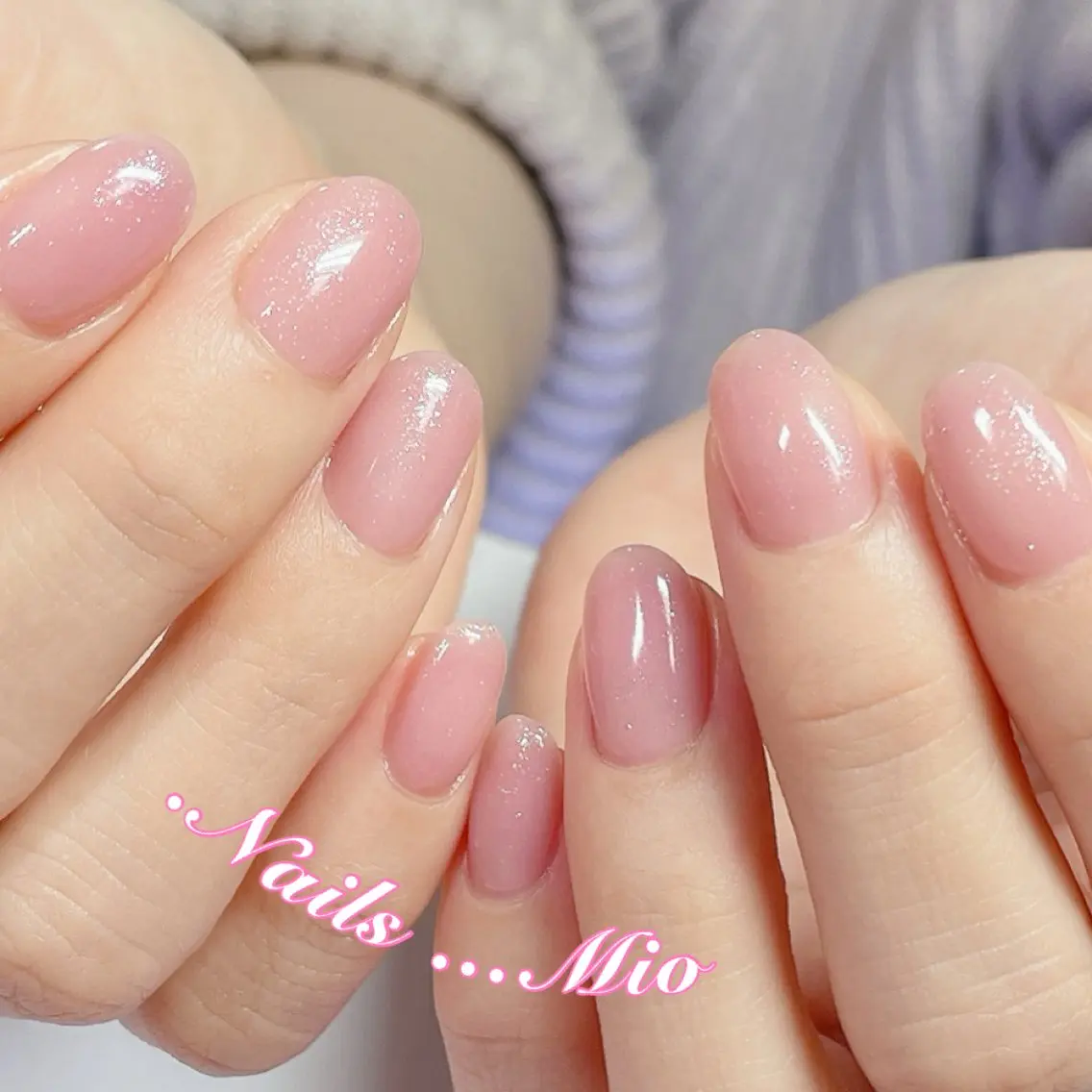ネイル ジェルネイル ワンカラーネイル .Nails Mio 赤羽西ネイルサロンのネイルデザイン