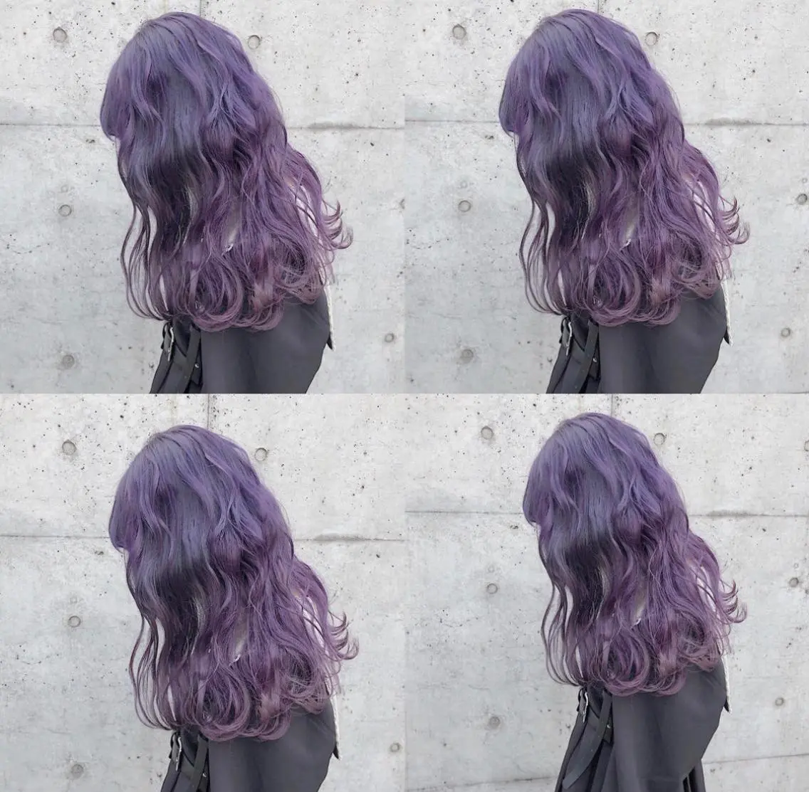 ロング カラー ヘアアレンジ ラベンダーカラー メンズスタイル ly本厚木のヘアスタイル