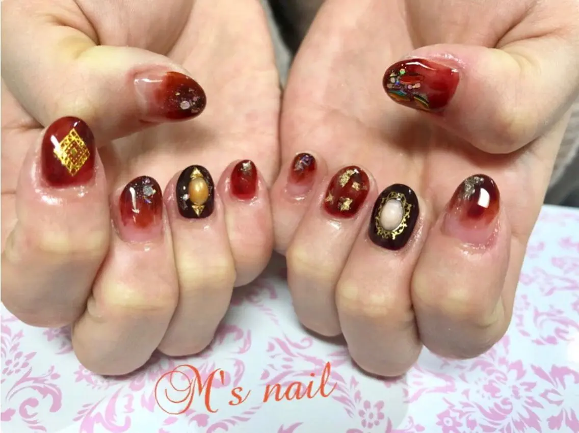 ネイル アートネイル M's nail ..高幡不動のネイルデザイン