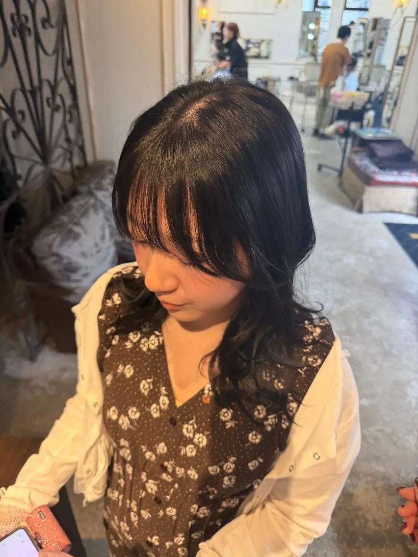 ミディアム トリートメント 💖艶ダメージレス激 可愛カラーKAO💖のヘアスタイル