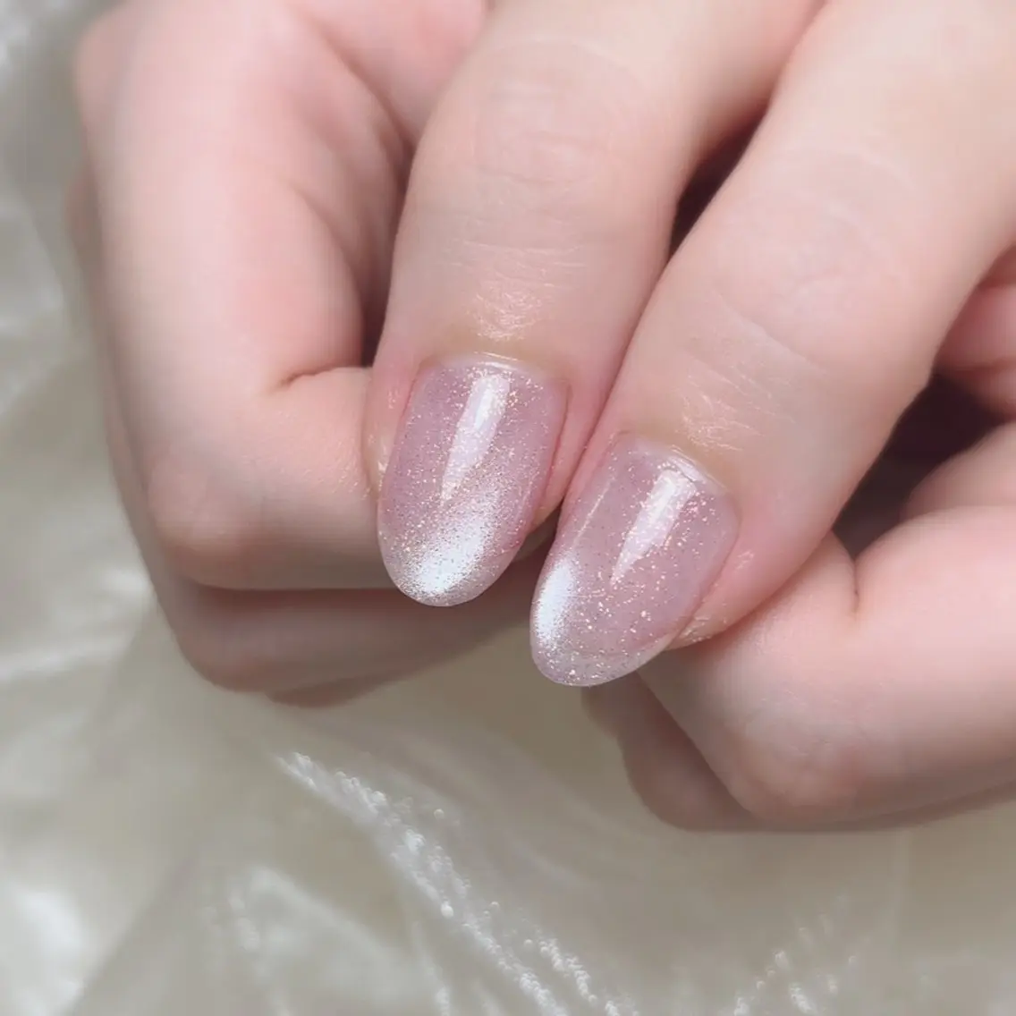 ネイル ラメ(グリッター) マグネットネイル ハンドネイル Nail Salon BELMUEのネイルデザイン