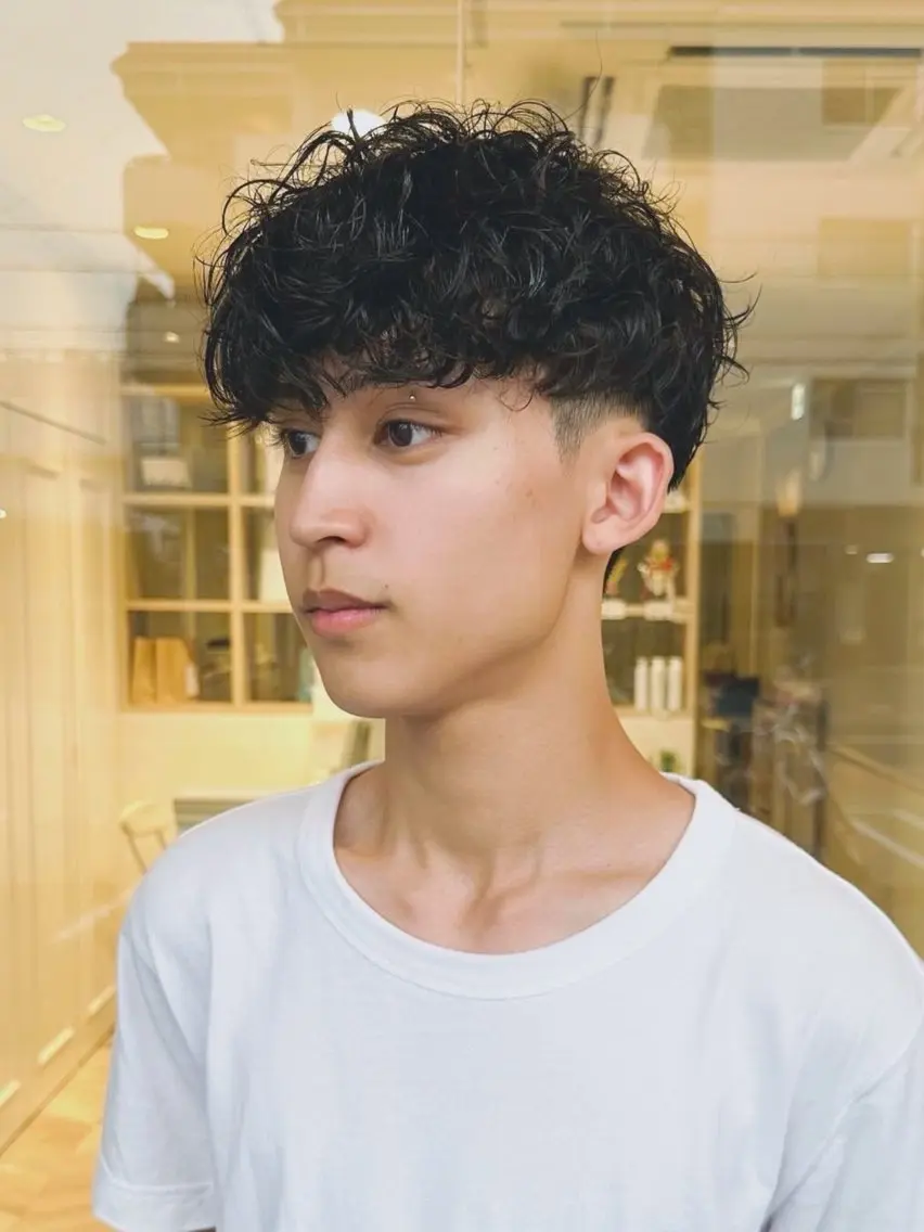 メンズカット+パーマ+トリートメント💈💈💈の写真