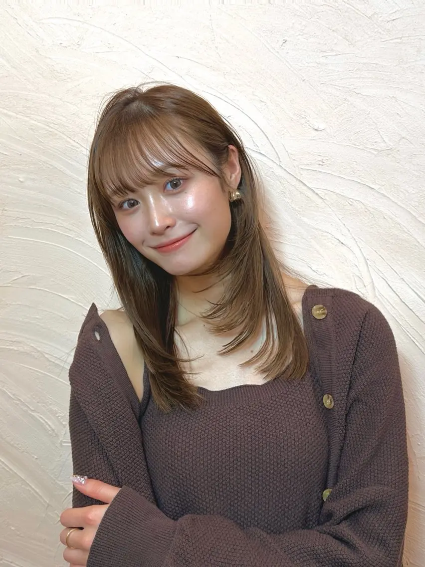 セミロング メンズhair /こえびのヘアスタイル
