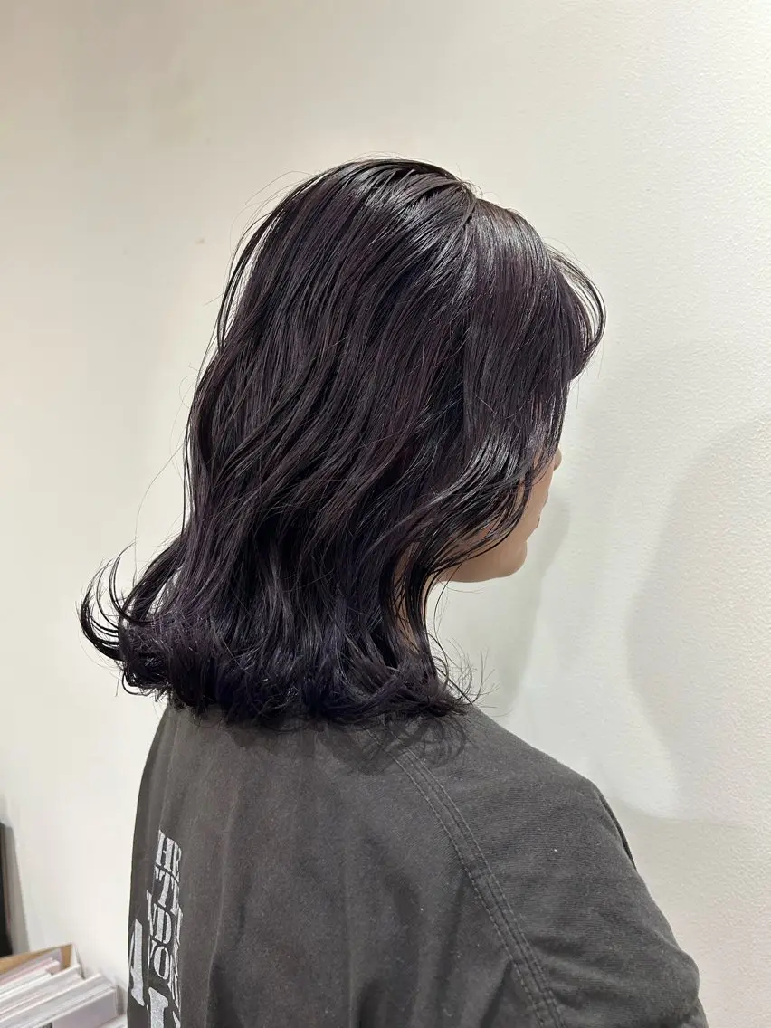 カラー ラベンダーカラー ヘアカラー merc.🕊大西‎ 香瑚のヘアスタイル