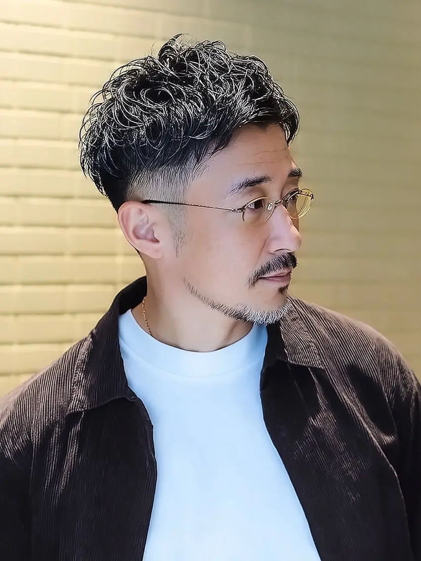 ショート メンズ ビジネス メンズショート ツーブロック 刈り上げ ショートヘア カット ヘアカラー ヘッドスパ 中原由貴 /WILLOW京橋のヘアスタイル
