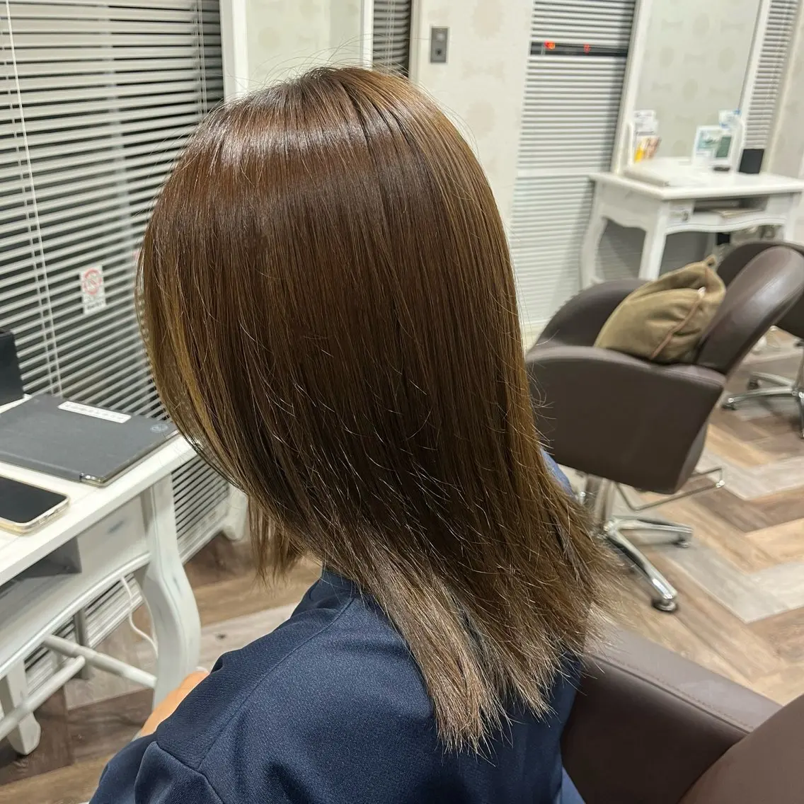 カラー ブラウンカラー 透明感カラー オリーブブラウン 🌸エミリー /仙台駅東口🌸のヘアスタイル