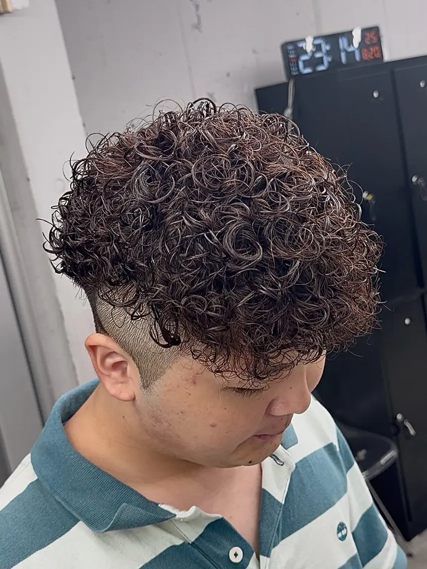 パーマ メンズ メンズパーマ プードルパーマ プードルパーマ カット パーマ 【OVARL】武田 まなみのヘアスタイル