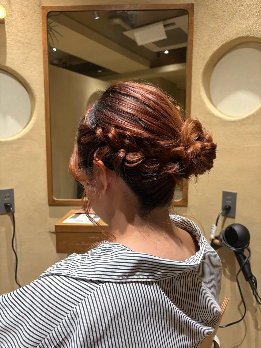 ヘアアレンジ ヘアセット 中目黒 akaneのヘアスタイル