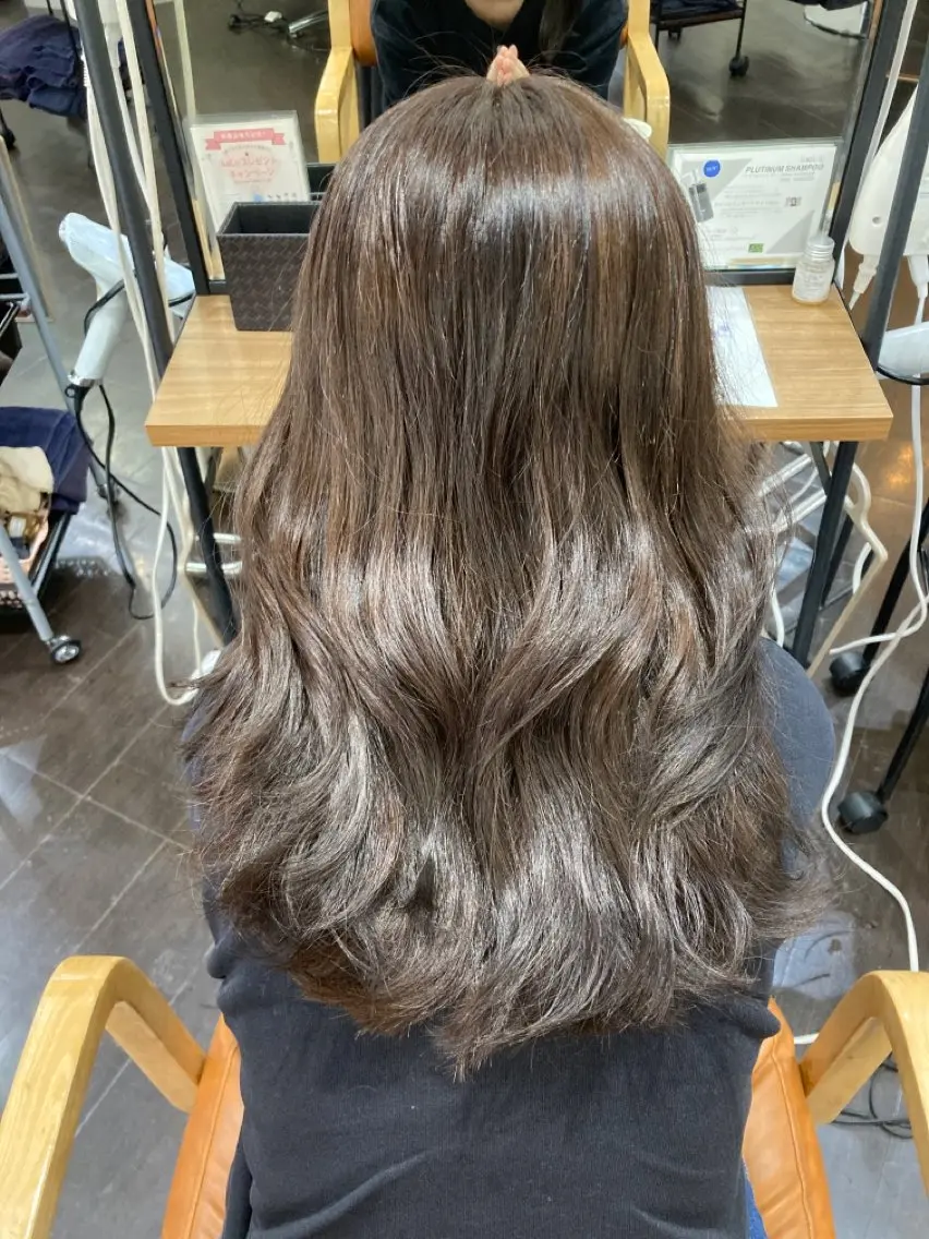 ミディアム カット ヘアカラー 🌸栄/髪質改善 透明感/ムラカミ🌸のヘアスタイル
