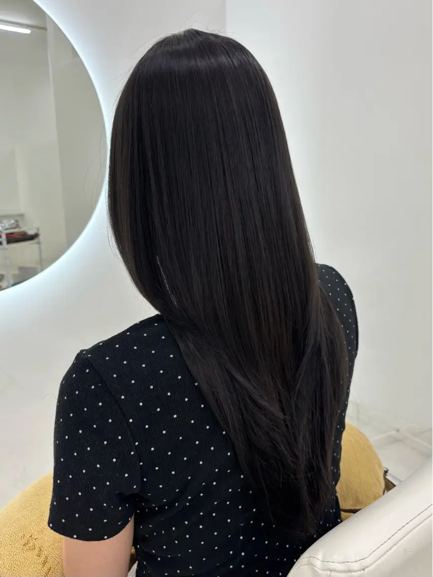 ロング カラー カット ヘアカラー トリートメント 【aini天王寺】 𝐚𝐢𝐫𝐢✂︎のヘアスタイル