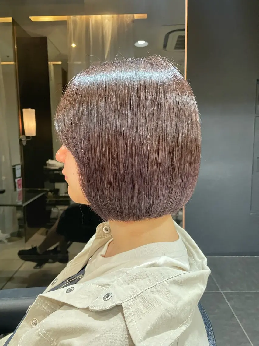 ショート カット ヘアカラー トリートメント ヘッドスパ 銀座　REFINED 🫧立元のヘアスタイル