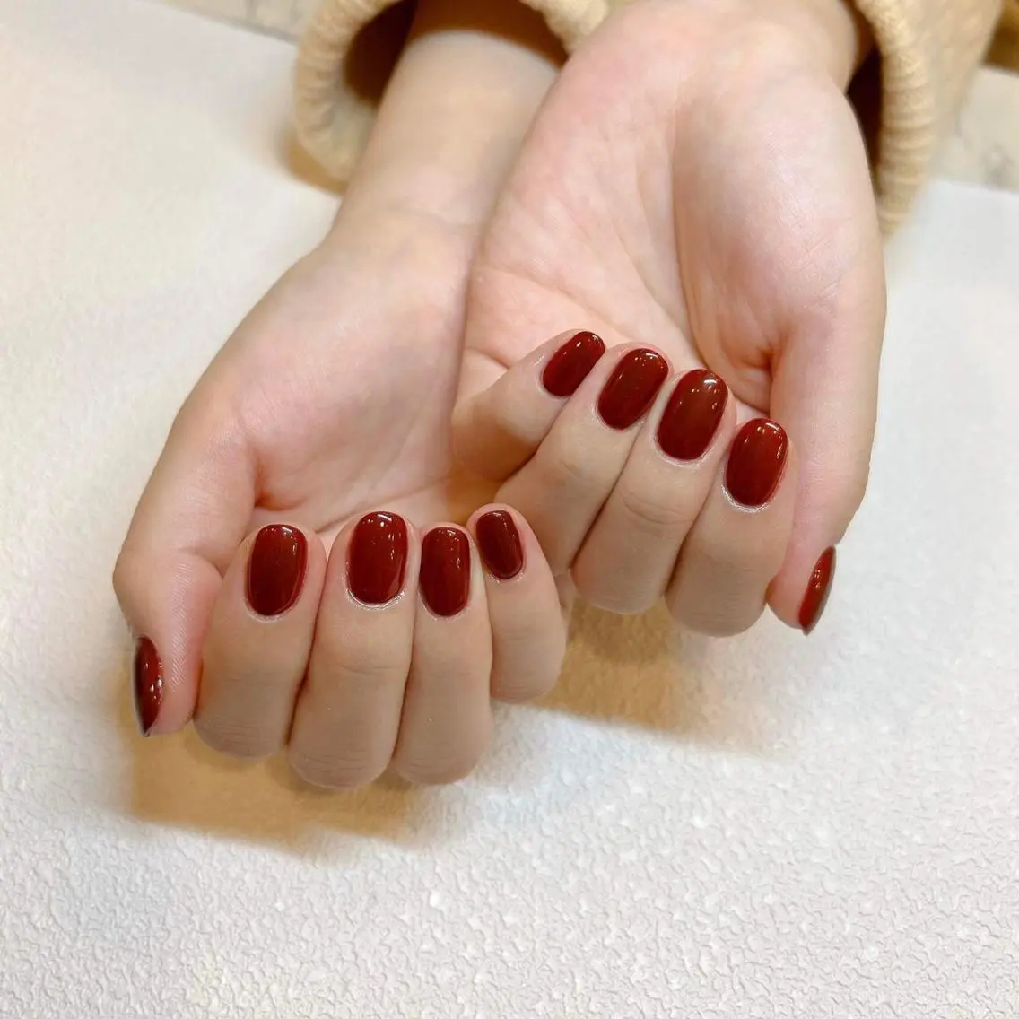 ワンカラー or ラメグラデーションの写真