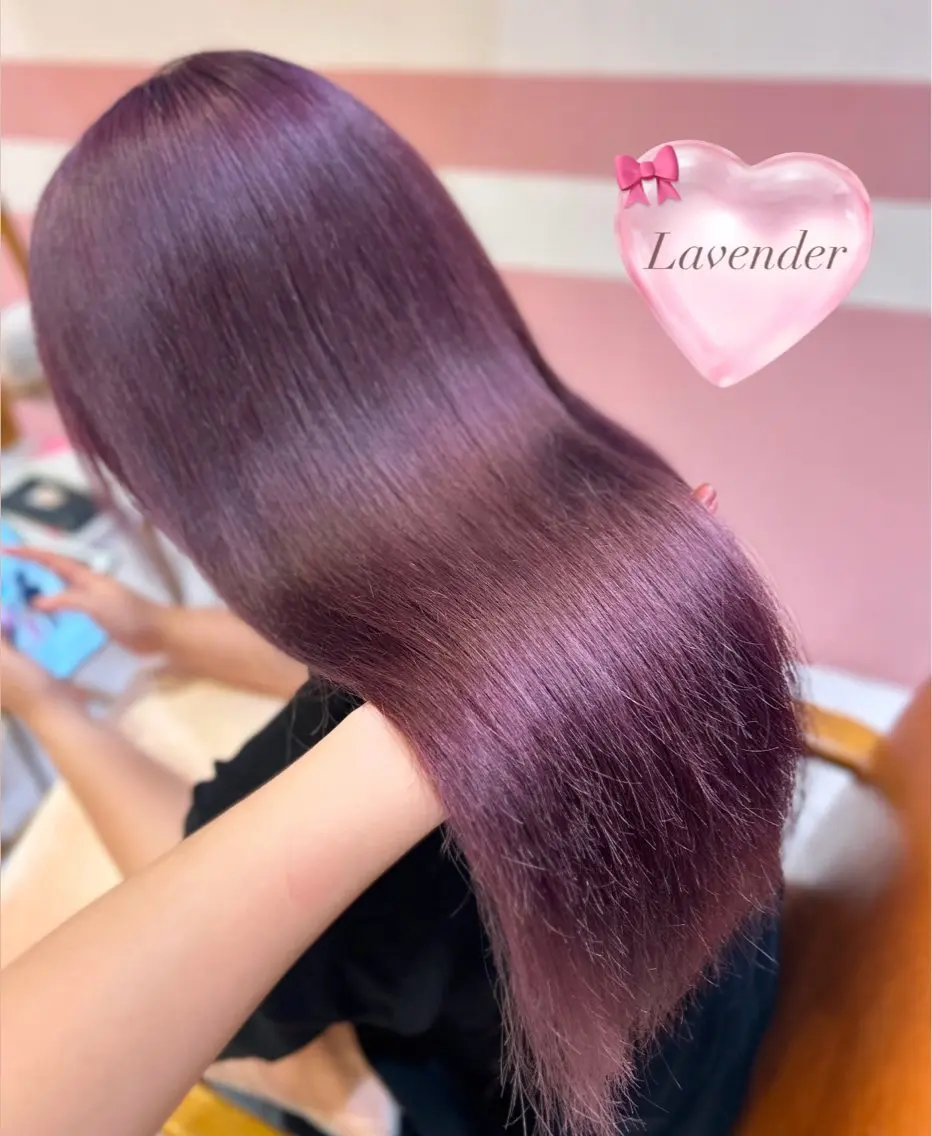 ロング カラー ブリーチ 透明感カラー ラベンダーカラー 横浜/レイヤー/ボブ shiira👼🏻のヘアスタイル