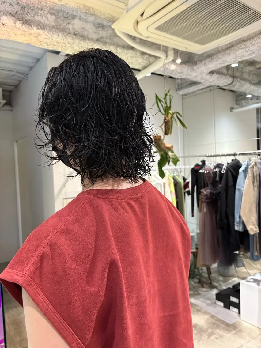 パーマ メンズ カット パーマ ANY/メンズ特化/ シバヤ ユウキのヘアスタイル