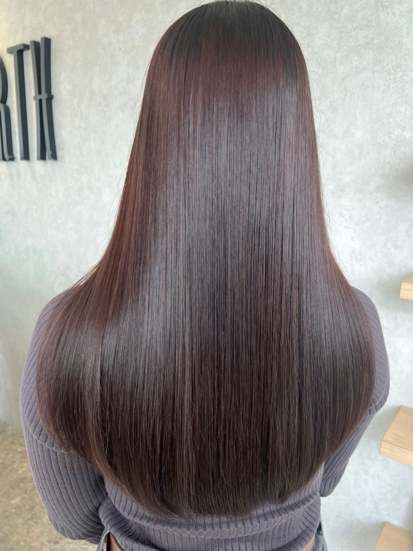 ロング ヘアカラー 清水 成美のヘアスタイル