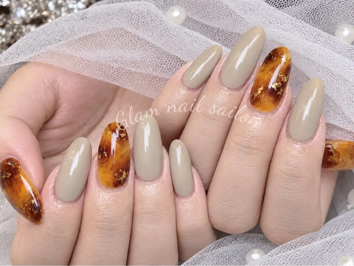 ネイル ハンドネイル エツメ💅 長さ出し🎀デザインのネイルデザイン