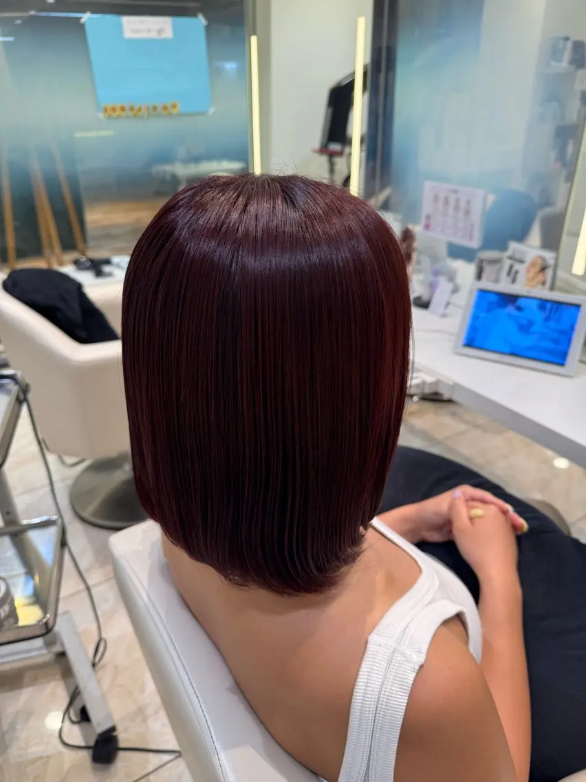 ショート カラー レッドカラー ヘアカラー kureha𓈒𓋜 ANNETTA🐣のヘアスタイル