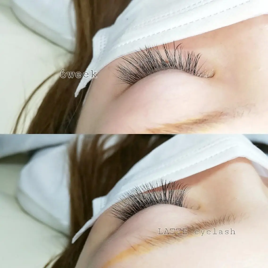 マツエク・マツパ ボリュームラッシュ LATTE eyelashのマツエク・マツパデザイン